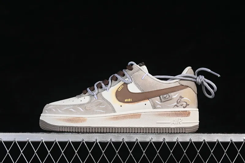 All categories Nk Air Force 1 Air Force series Nk Air Force 1 Low Air Force low-top Nike Air Force 1'07 Low "Armored Steed" Hand-painted graffiti Air Force One low-top casual sneakers DB3301-818